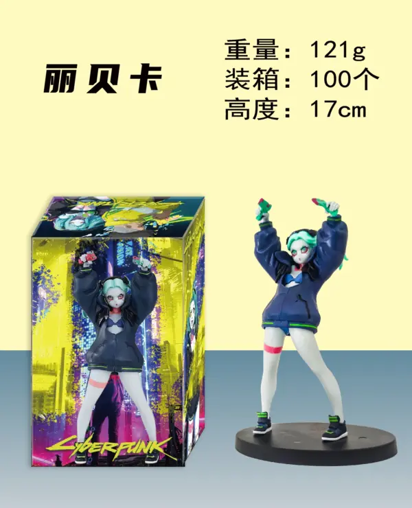 22CM Cyberpunk Edgerunners Lucy PVC Figure - Image 13