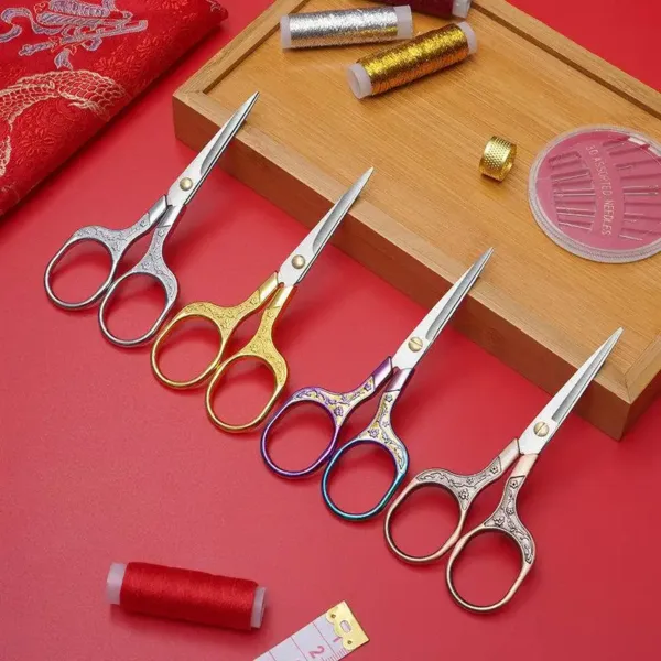 Vintage Stainless Steel Sewing Scissors 12.7cm - Image 2