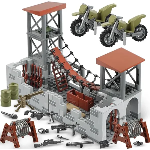 Military Base Building Block Set for Kids