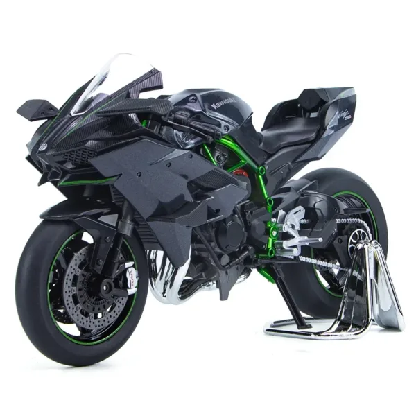 1:9 Scale Kawasaki H2R Ninja Motorcycle Model - Image 5