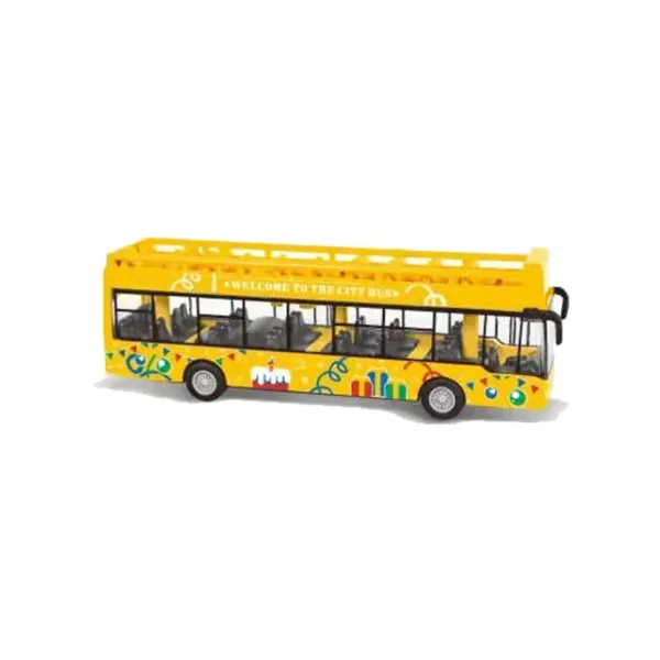 15CM Pull Back Alloy Bus Toy for Kids - Image 13