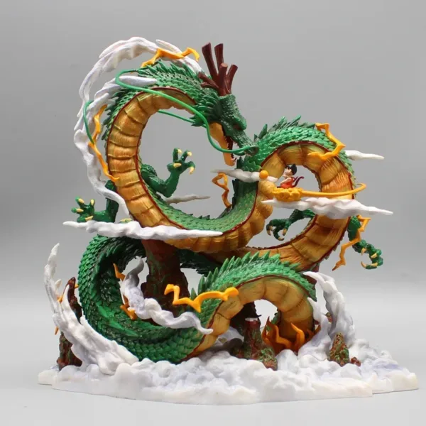 Dragon Ball Shenlong and Goku Model Figure - Image 2