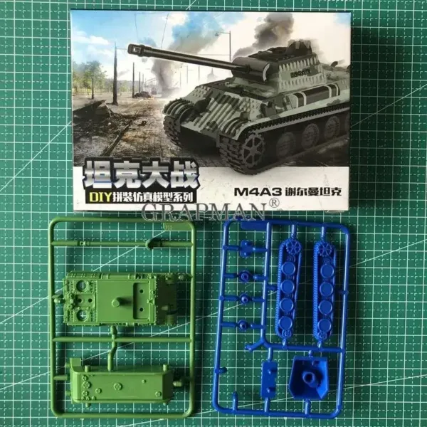 1/72 Scale Plastic Tank Model Set 30 Pieces - Image 7