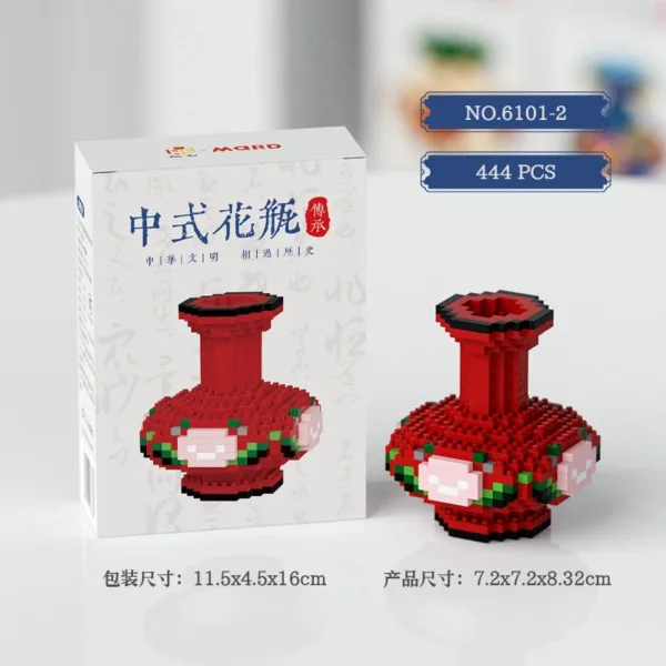 Mini Flower Vase Building Blocks DIY Set - Image 12