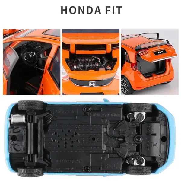 1/32 Scale Honda Fit Diecast Model Car - Image 4