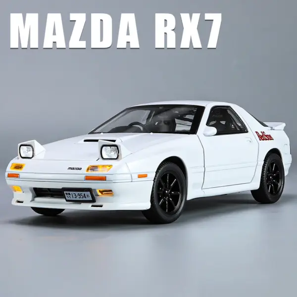 1:24 Mazda RX-7 Alloy Model Car Toy - Image 7