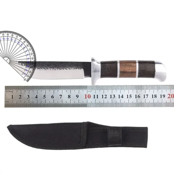 Outdoor Stainless Steel Fixed Blade Knife with Sheath - Image 6