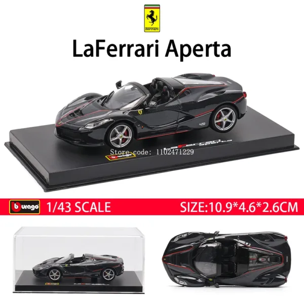 Ferrari DAYTONA SP3 1:43 Diecast Model Car - Image 9