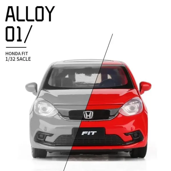 1/32 Scale Honda Fit Diecast Model Car - Image 3