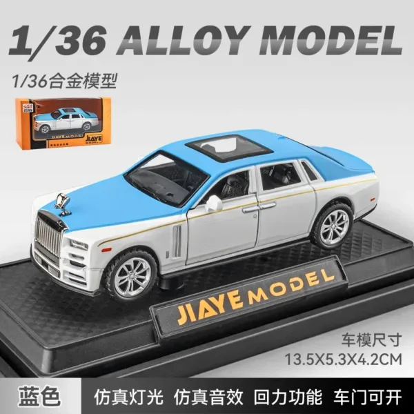 Rolls Royce Phantom Diecast Model Car - Image 10