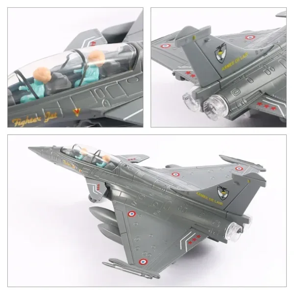 Metal Alloy Rafale Fighter Model Toy - Image 3