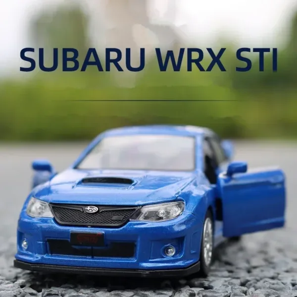 1:36 Subaru WRX STI Alloy Diecast Model Car