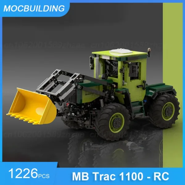 1:17 Scale Grain Cart and MB Trac 1100 Set - Image 2