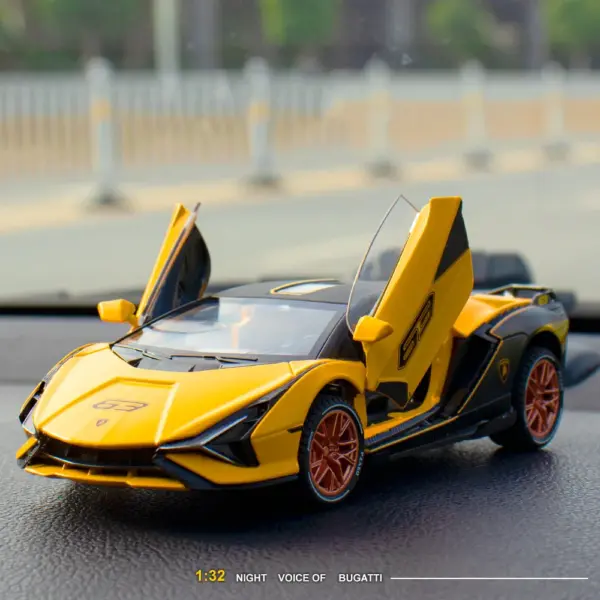 1/32 Scale Lambo Sian Diecast Model Car - Image 10