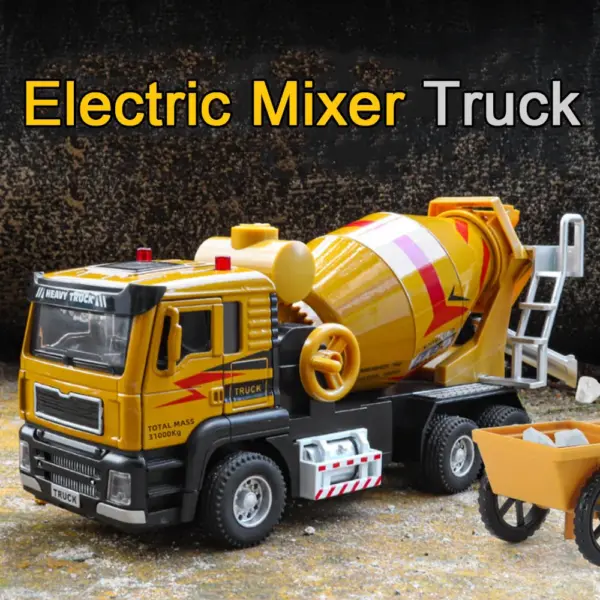 1:40 Electric Mixer Truck Toy with Lights