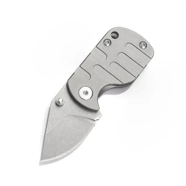 Titanium Alloy Folding Knife S35VN Steel EDC Tool - Image 9