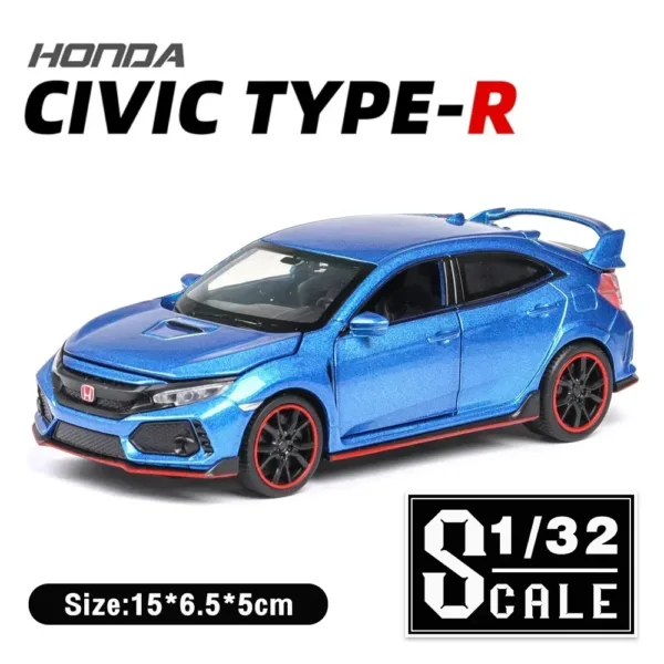 1:32 Diecast Honda Civic Type-R Model Car - Image 7