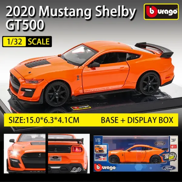 Bburago 1:32 Ford Mustang Shelby GT500 Model - Image 2