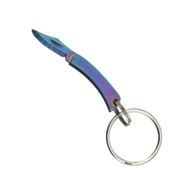 Mini Folding Stainless Steel Keychain Knife - Image 9