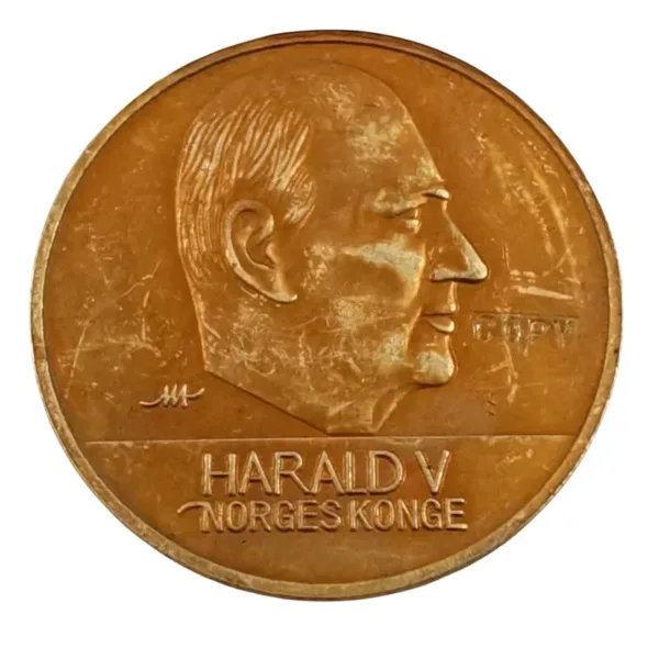 20 Kroner Norway Coin Replica - Harald V Design - Image 3