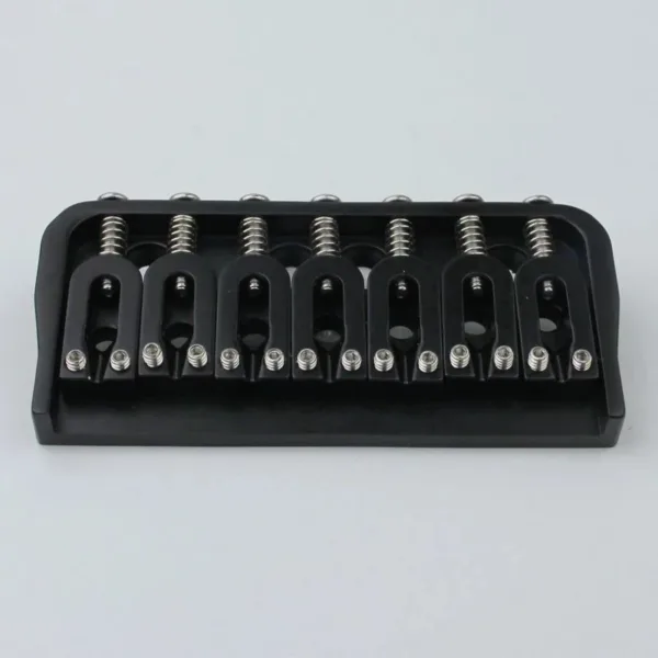 Black 6 and 7 String Electric Guitar Bridge - Image 6