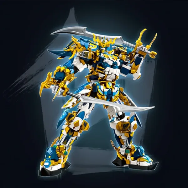 Phantom Ninja Dragon God Mech Building Set - Image 5