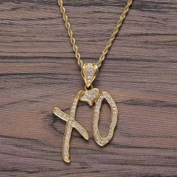 Hip-Hop Iced Out Spades Card Pendant Necklace - Image 41