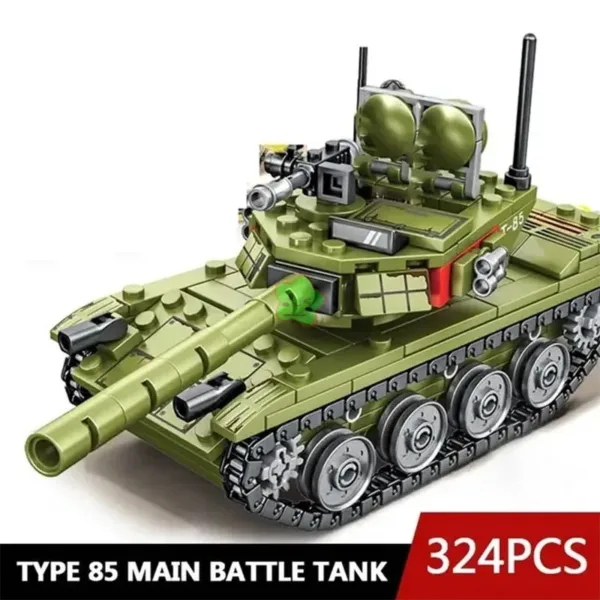 336pcs Type 85 Main Battle Tank Building Set