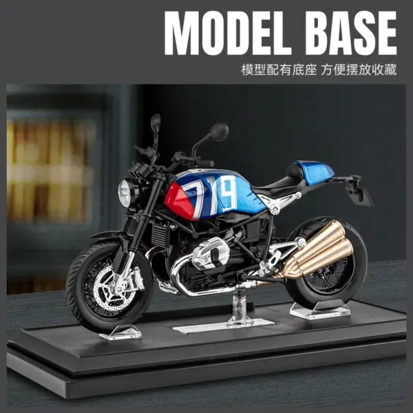 1:12 Alloy Motorcycle Model Toy Gift - Image 3
