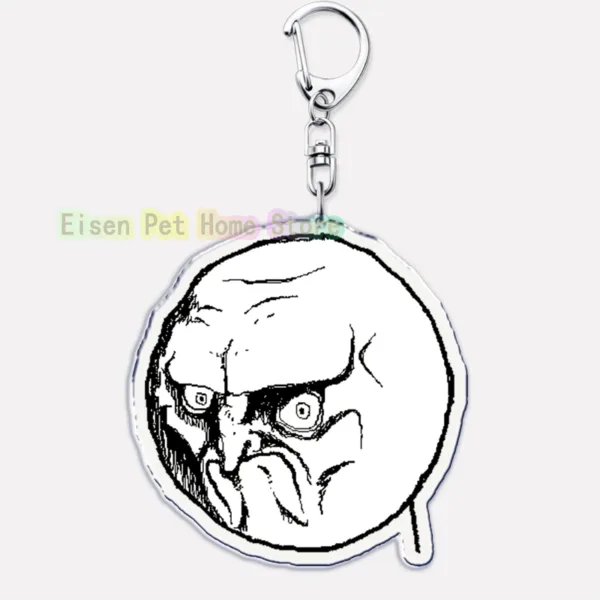 TrollFace Keychain for Bags and Accessories - Image 44