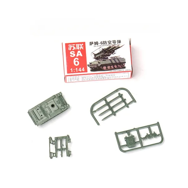 1/144 Scale Military Tank Model Set 4pcs - Image 4