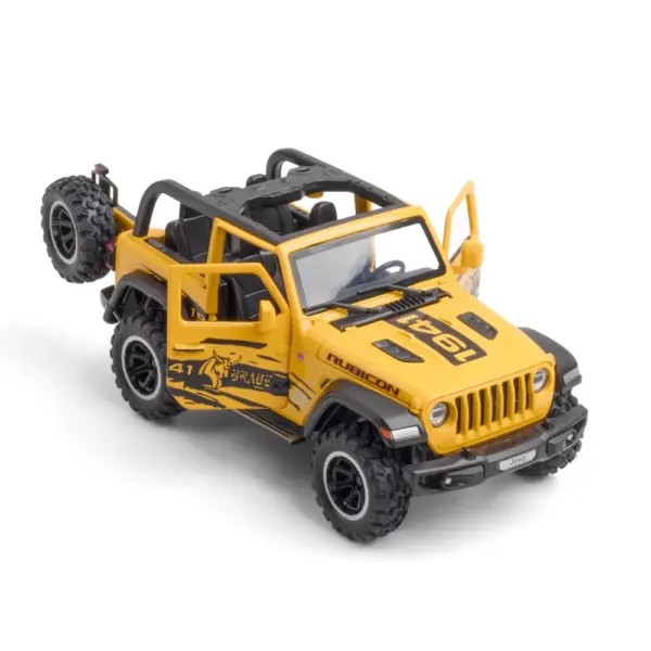 1:32 Scale Alloy Jeep Wrangler Rubicon Toy - Image 2