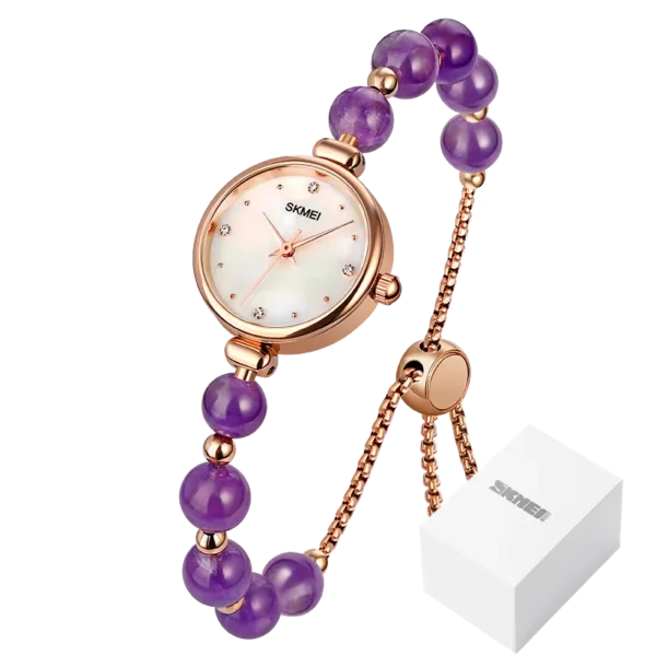 Fashionable Women's Quartz Watch with Thin Strap - Image 7