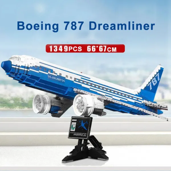 1349PCS Boeing 787 Dreamliner Building Blocks