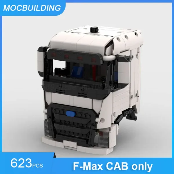 MOC Building Blocks 1:21 Scale Truck Model - Image 8