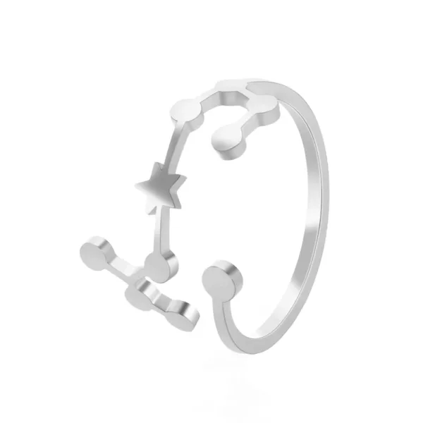 Zodiac Constellation Rings Set for Women - Image 18