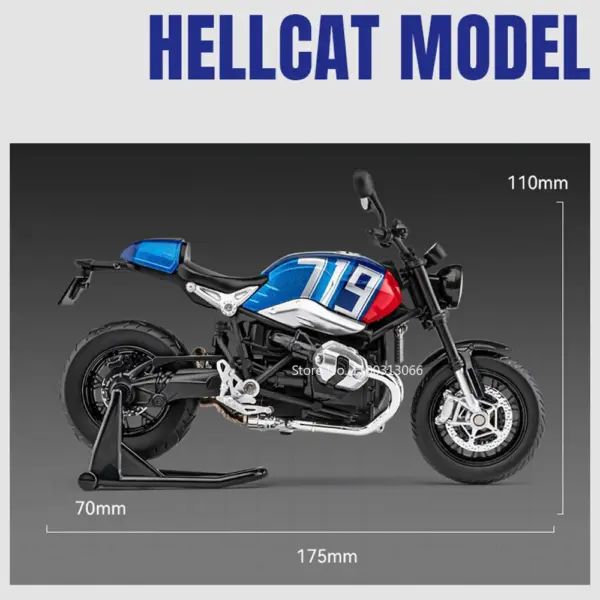 1/12 Scale R nineT Scrambler Motorcycle Model - Image 2