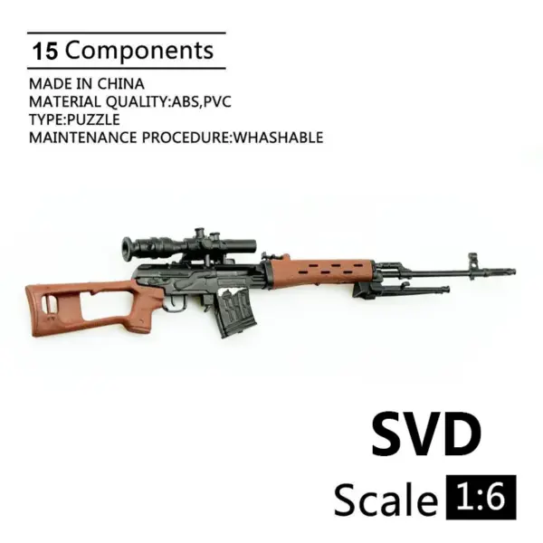 1/6 Scale SVD Sniper Rifle Model Toy