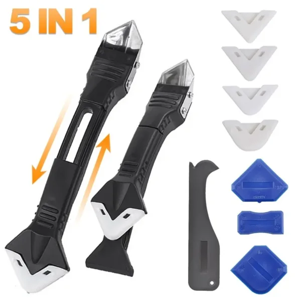 5 In 1 Silicone Scraper and Sealant Tool Set