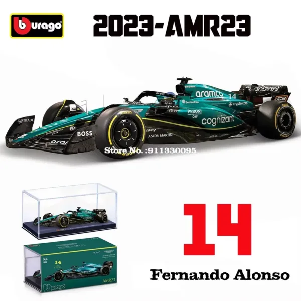 Bburago 1:43 Alfa Romeo F1 Diecast Model - Image 8