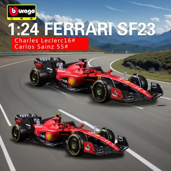 Bburago 1:24 Scale Ferrari SF23 Car Model