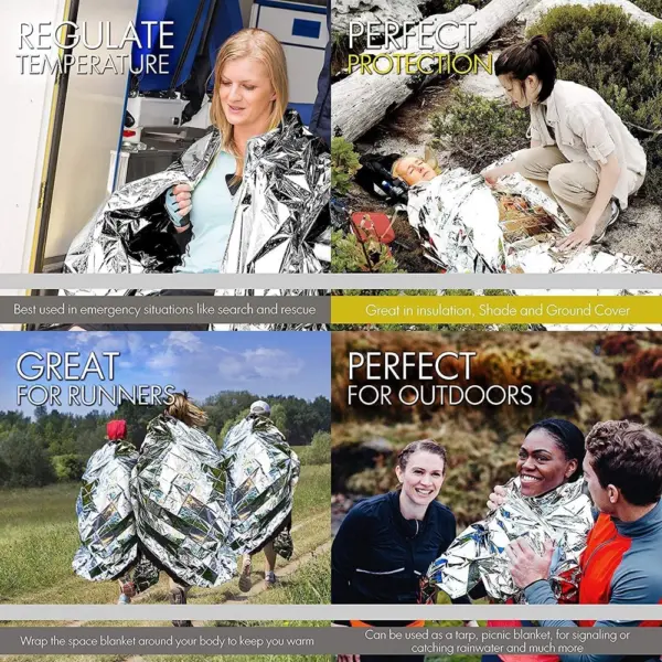 NASA Emergency Mylar Thermal Space Blanket - Image 6