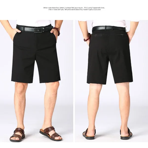 Men's Summer Casual Knee Length Shorts 8 Colors - Image 13