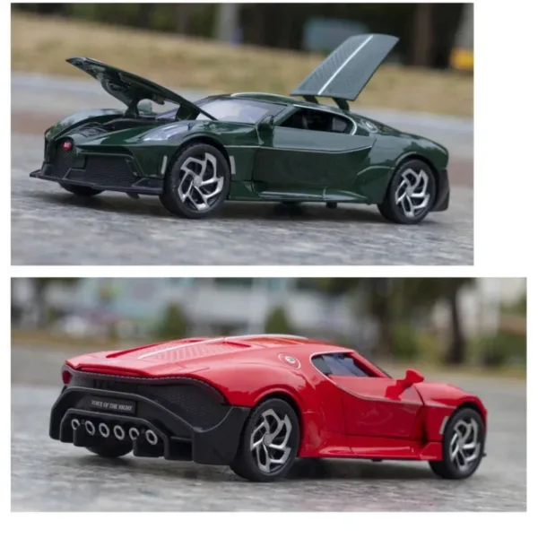 1:24 Bugatti Diecast Model Car with Sound - Image 3