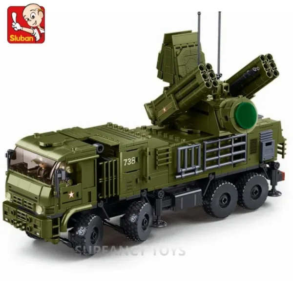 Military Model Bricks Tank Building Blocks Set - Image 6