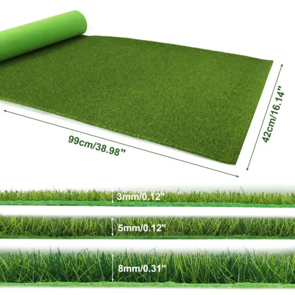 Artificial Grass Mat for Model Scenery 41x99cm