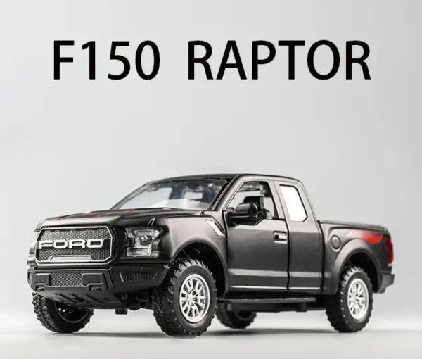 1:32 Ford Raptor F150 Diecast Model Car - Image 6