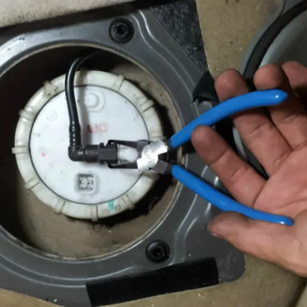 Ergonomic Fuel Filter Removal Pliers Blue - Image 6