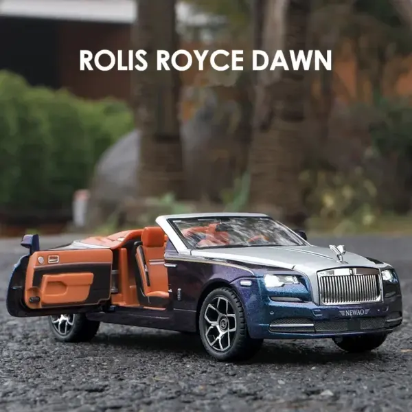 1:24 Rolls Royce Dawn Metal Toy Car Model - Image 2