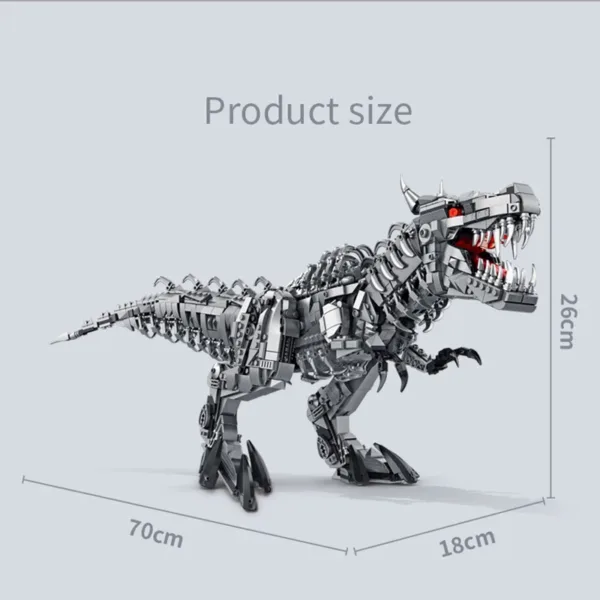 Large Mechanical T-Rex Building Blocks Set - Image 3